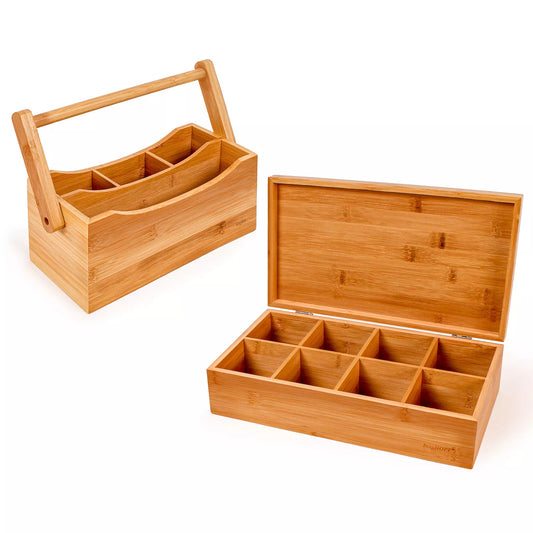 BAMBOO TEA BOX 2PC SET
