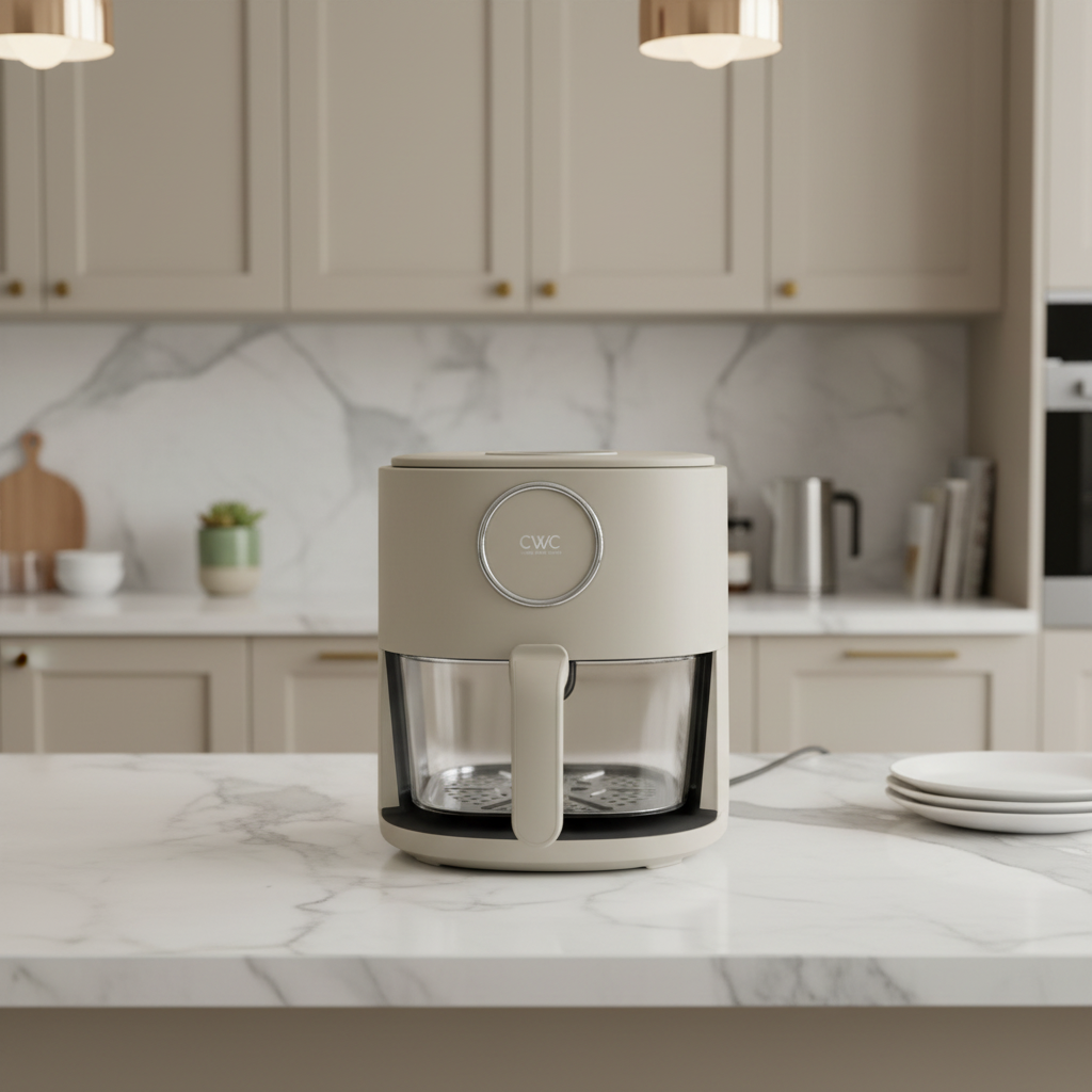 SAND 4QT AIRFRYER WITH GLASS BOWL