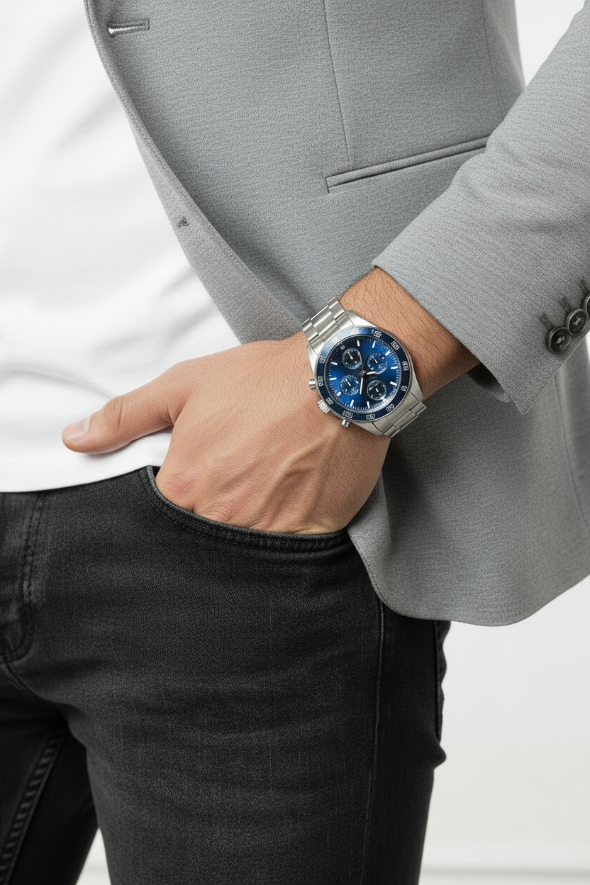 MEN'S MULTI-FUNCTION BRACELET WATCH
